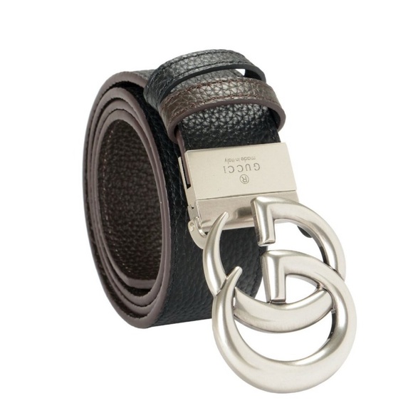 Gucci Maramount silver buckle reversible belt - Picture 2 of 13